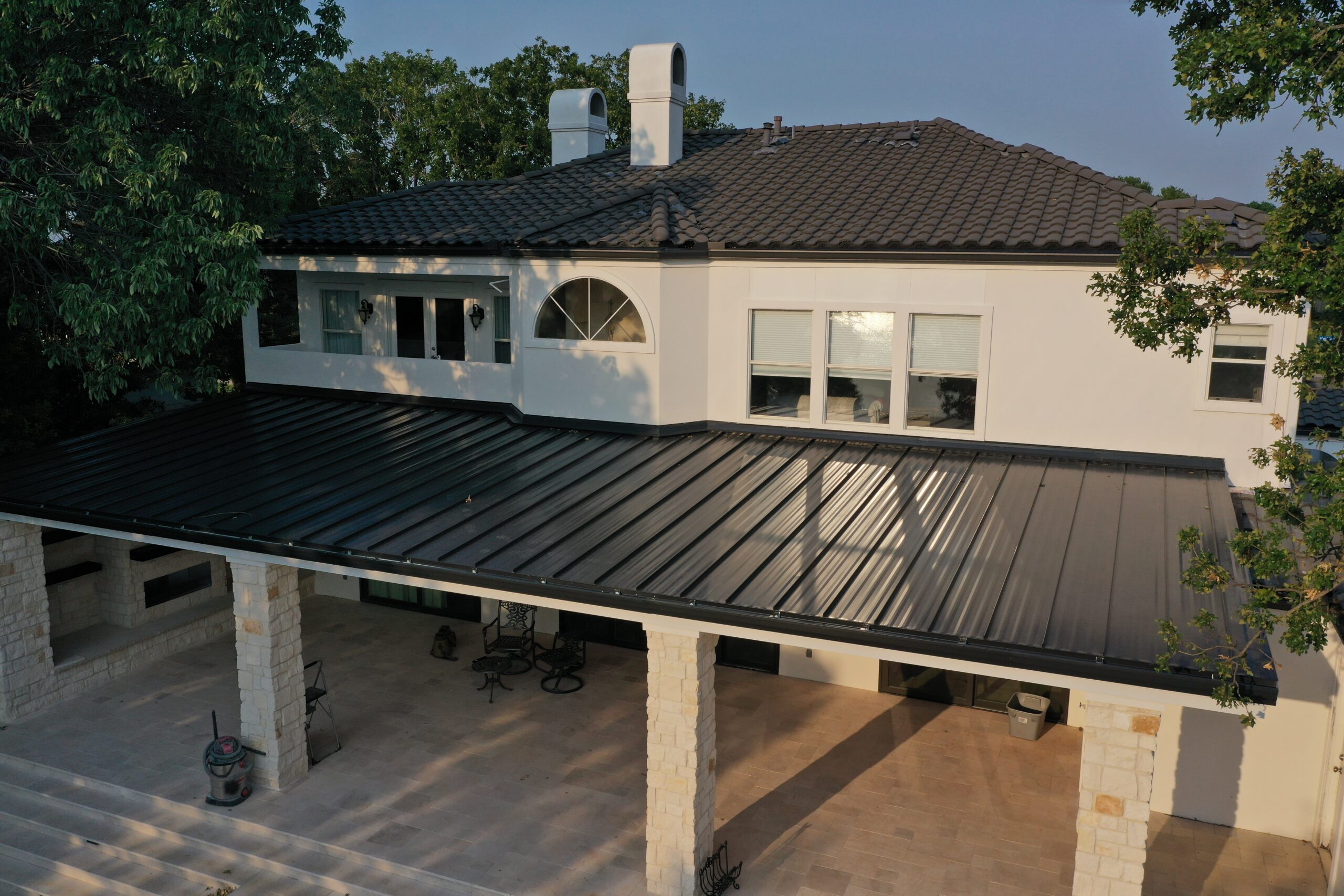 Metal Roof in Highland Village Completed by Alpine Sheet Metal